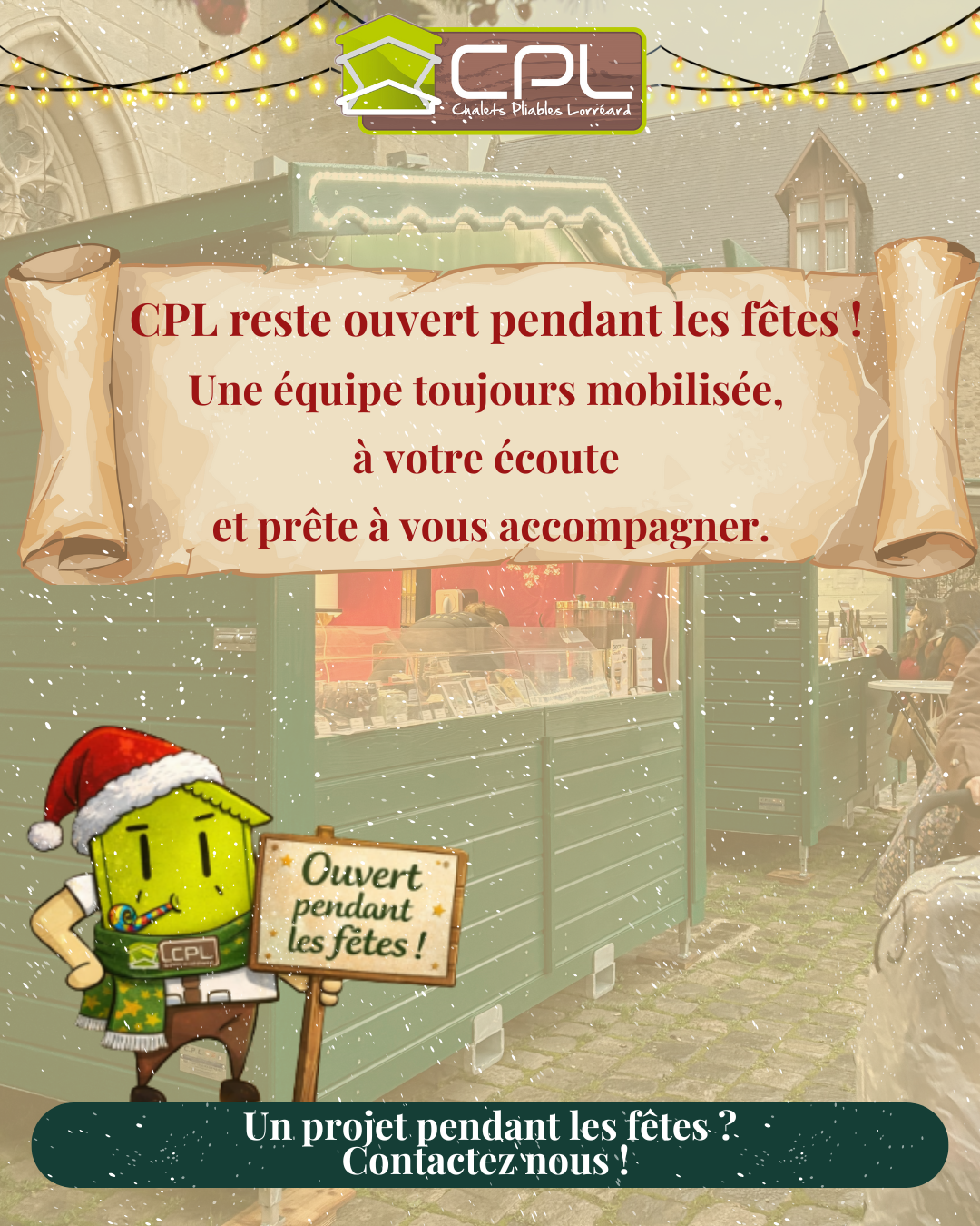 Belles fêtes à toutes et à tous