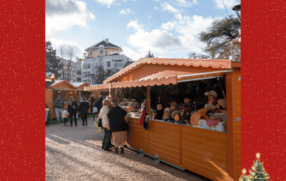 Retrouvez nos chalets pliables au marché de Noël de Saint-Gratien