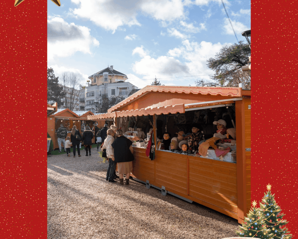 Retrouvez nos chalets pliables au marché de Noël de Saint-Gratien